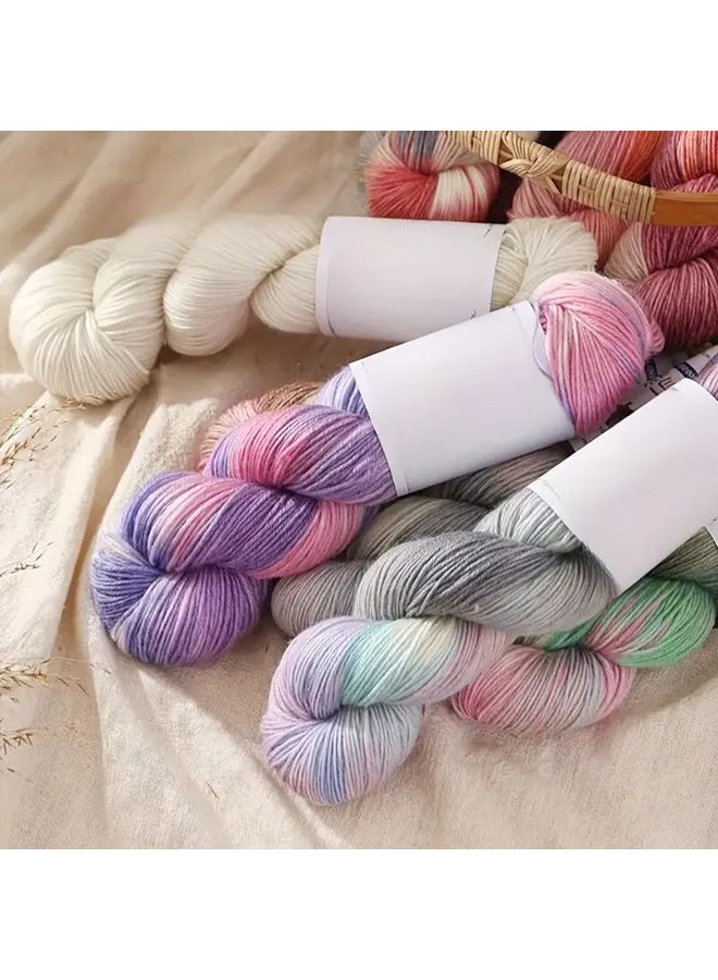 Macaron Gradient Yarn Hand Dyed For Knitting Scarves Blankets Sweaters Hats - Image 5